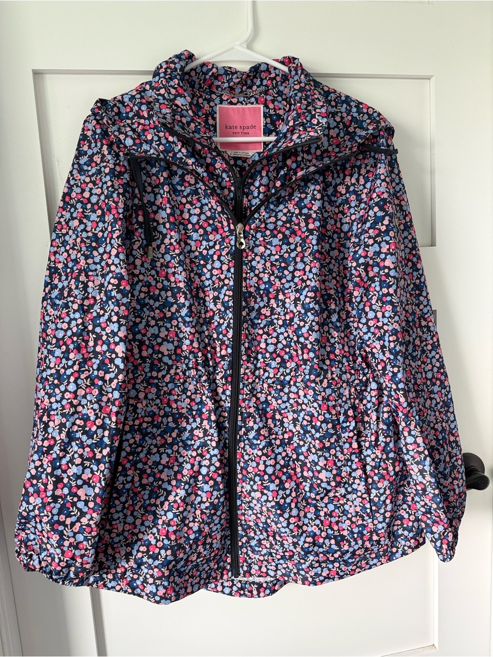 Kate Spade Packable Anorak Utility Jacket (Park Ave Floral Print)